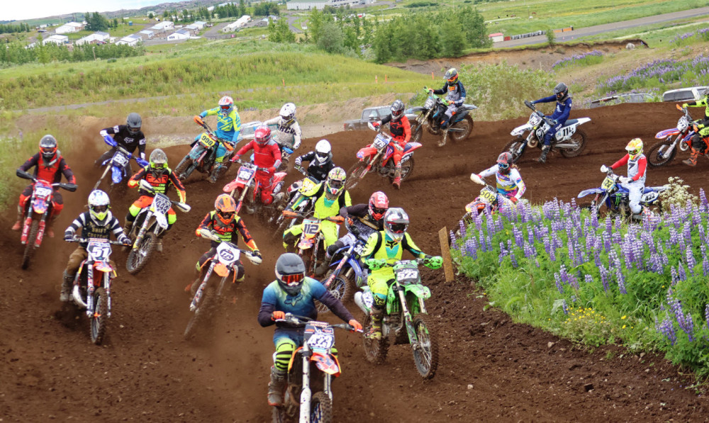 Fjórða umferð Íslandsmótsins í motocross - Akureyri