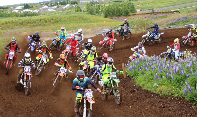 Fjórða umferð Íslandsmótsins í motocross - Akureyri